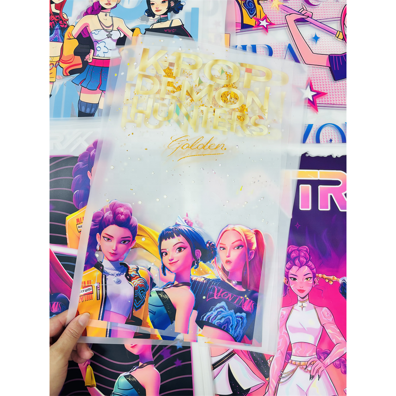 DTF Hot Peel Printing Factory - Kpop Demon Hunter Custom Design