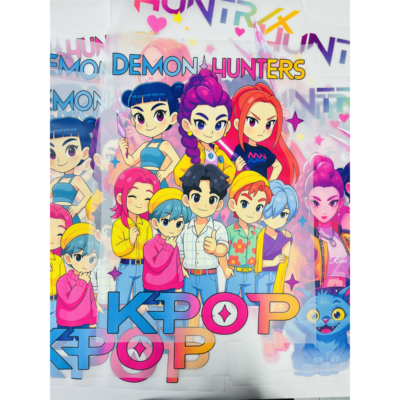DTF Sticker Manufacturer - Hot Selling Kpop Iron-on Transfer