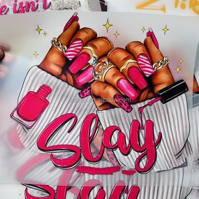 DTF Sticker Factory - High Quality Black Girl Design Transfer