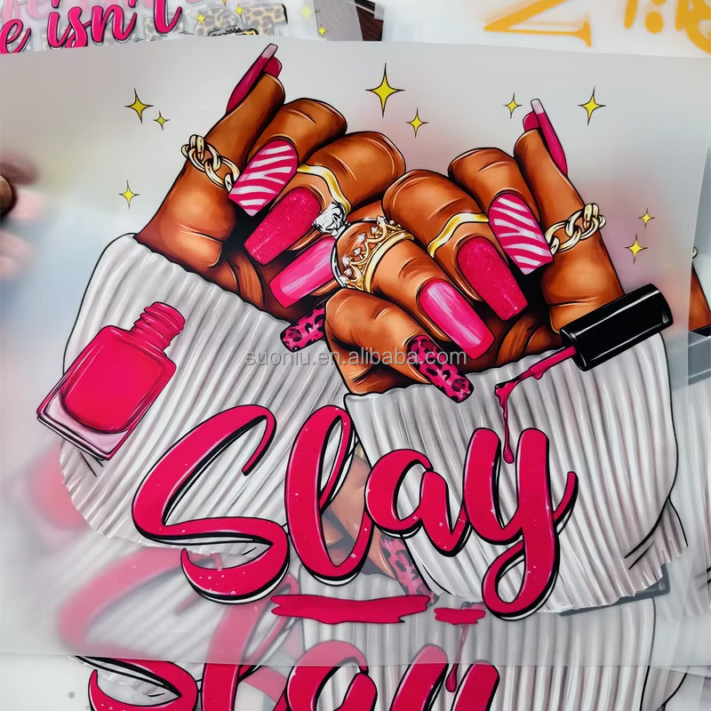 DTF Sticker Factory - High Quality Black Girl Design Transfer