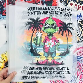 Heat Press Sticker Manufacturer - Custom Screen Print Transfer