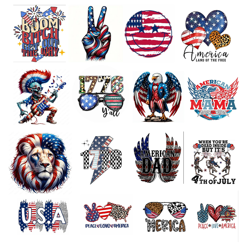 DTF Transfers Manufacturer - Wholesale US Independence Day Sticker