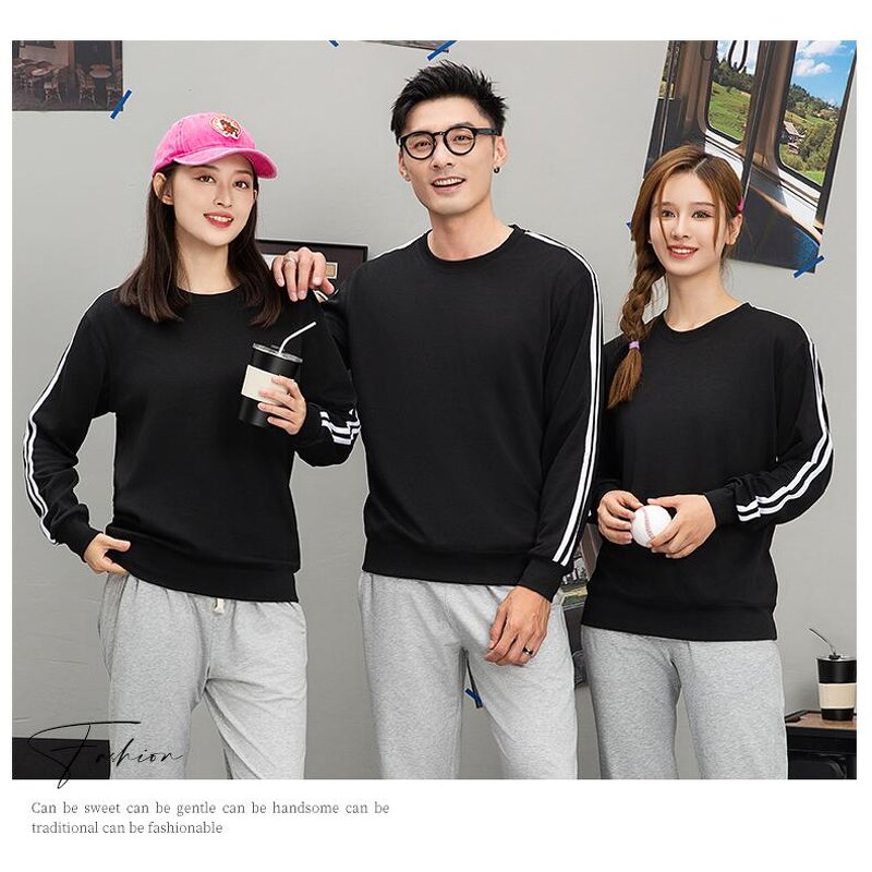 Sweater Factory - Wholesale Crewneck Plain Cotton Embroidered Sweater