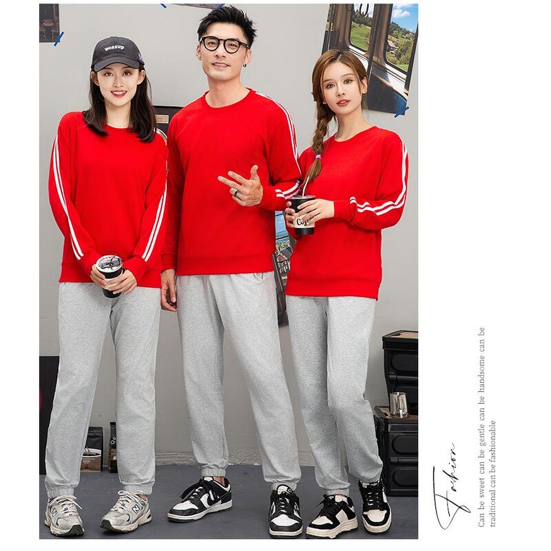 Sweater Factory - Wholesale Crewneck Plain Cotton Embroidered Sweater