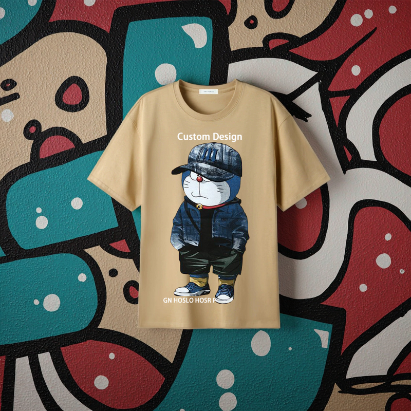 T-Shirt Factory - Men's Summer Cotton Solid Color Slim Fit Casual