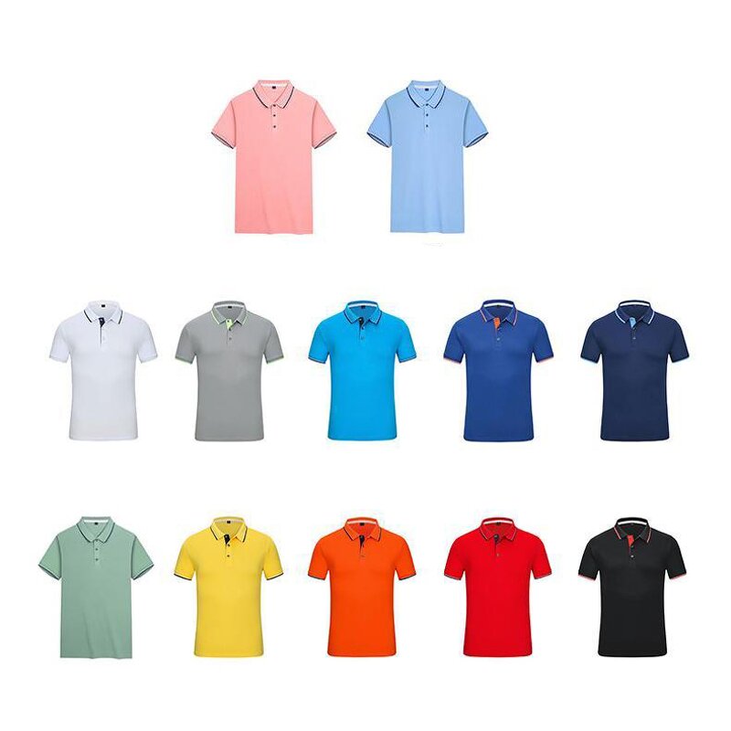 Polo Shirt Factory - Customize Summer Men's Loose Lapel Embroidered