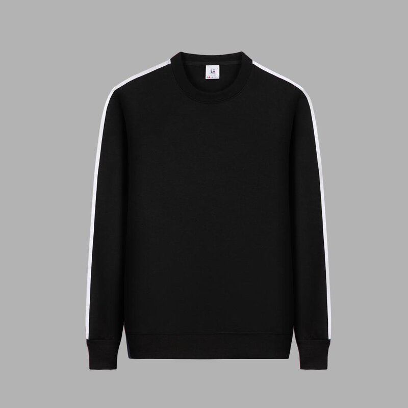 Sweater Factory - Wholesale Crewneck Plain Cotton Embroidered Sweater