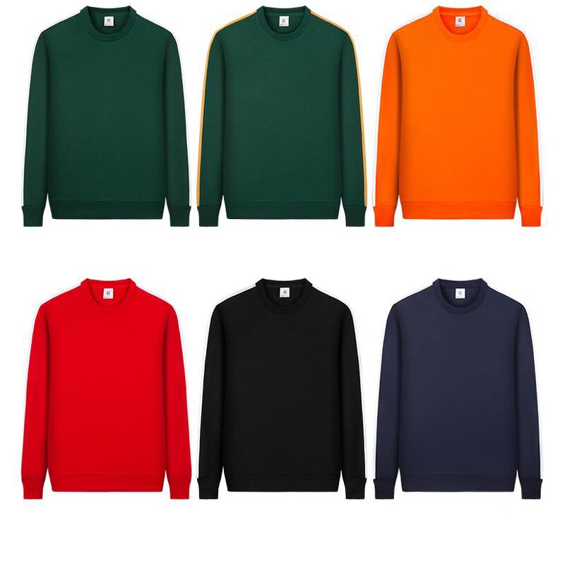 Sweater Factory - Wholesale Crewneck Plain Cotton Embroidered Sweater