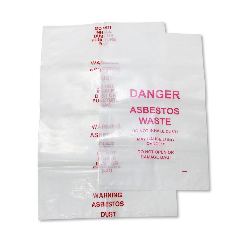Asbestos Bag Manufacturer - Heavy Duty Yellow LDPE Hazardous Bag
