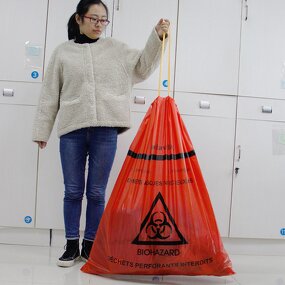 Biohazard Waste Bag Factory - Disposable Drawstring Waste Bag Roll