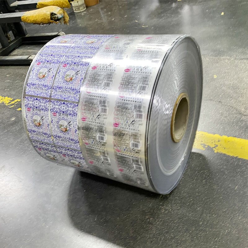 Plastic Film Manufacturer - Custom Logo Printed PE PET Film Rolls