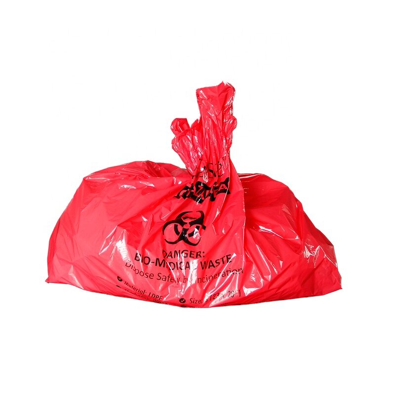 Autoclave Bag Manufacturer - Red Disposable 50 Micron PE Bag