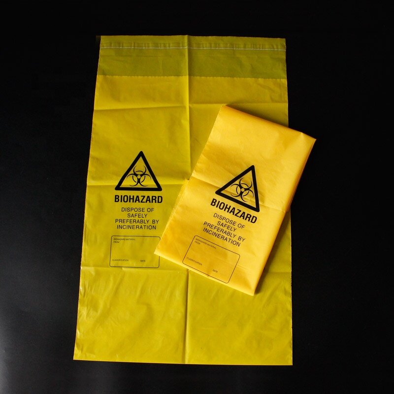 Biohazard Waste Bag Manufacturer - Self Seal Adhesive Bag Making Machine