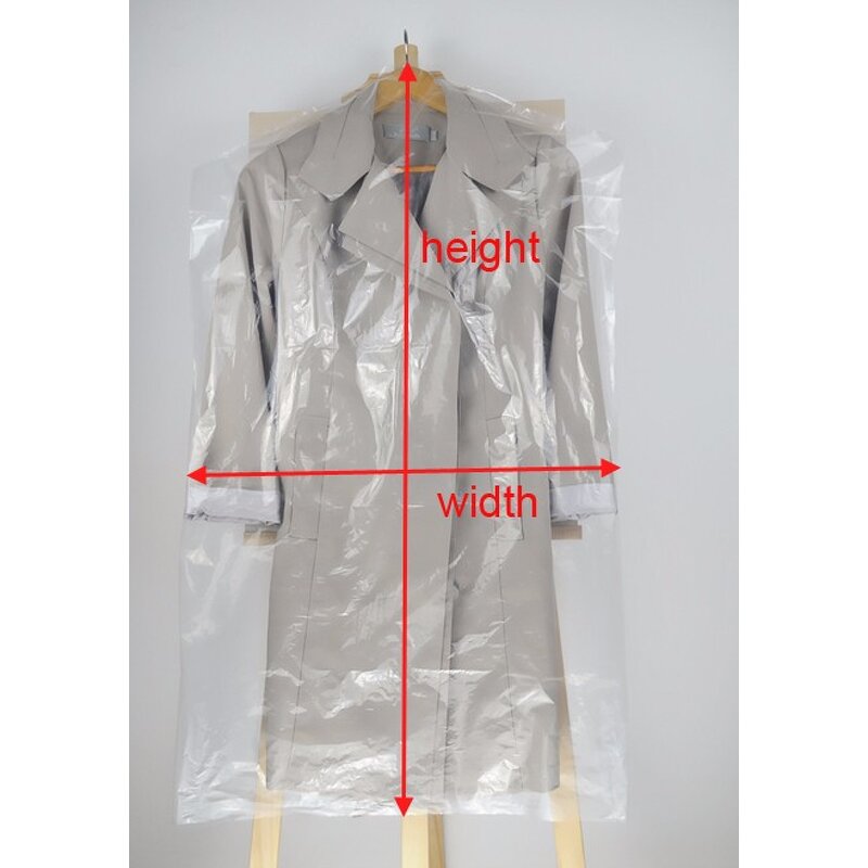 Plastic Dress Cover Factory - Custom Size Clear Long Dresses Cover