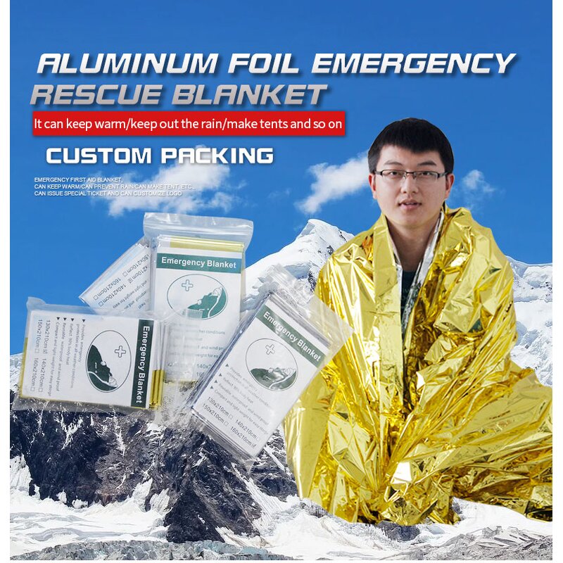 PE Thermal Blanket Manufacturer - Reusable Mylar Emergency Rain Poncho