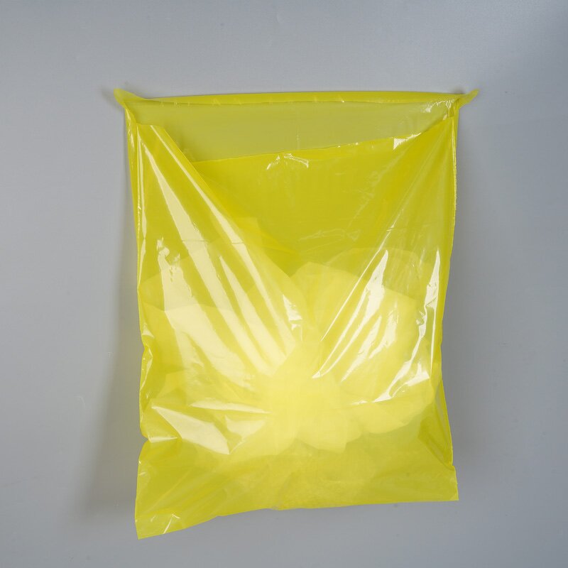 Medical Biohazard Bag Factory - Self-Sealing Yellow PE Transport Bag