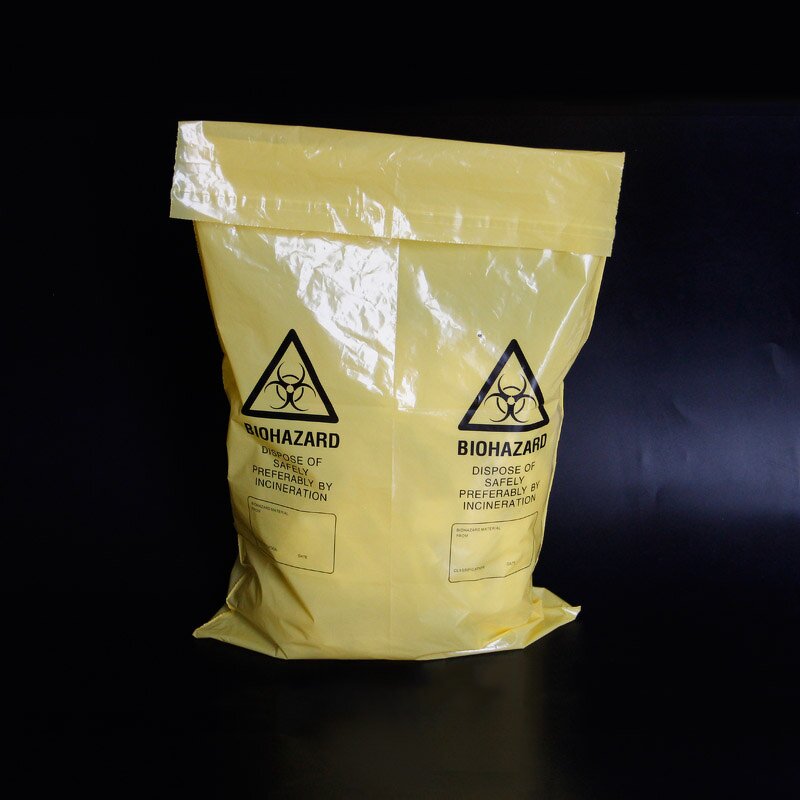 Biohazard Waste Bag Factory - Disposable LDPE Self Adhesive Bags