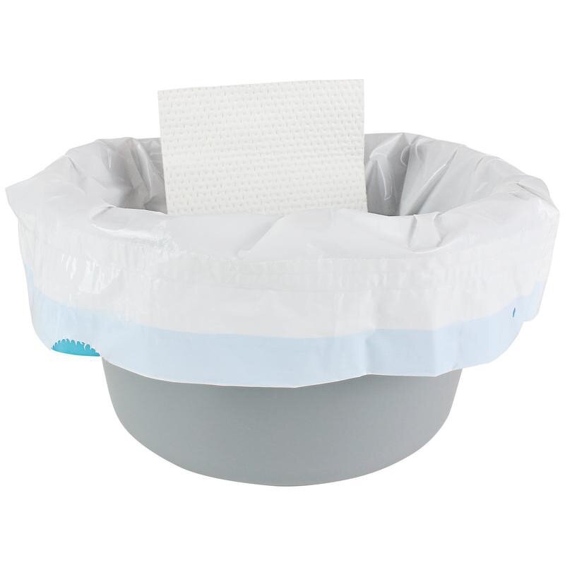 Potty Liner Factory - White Disposable Plastic Commode Liner