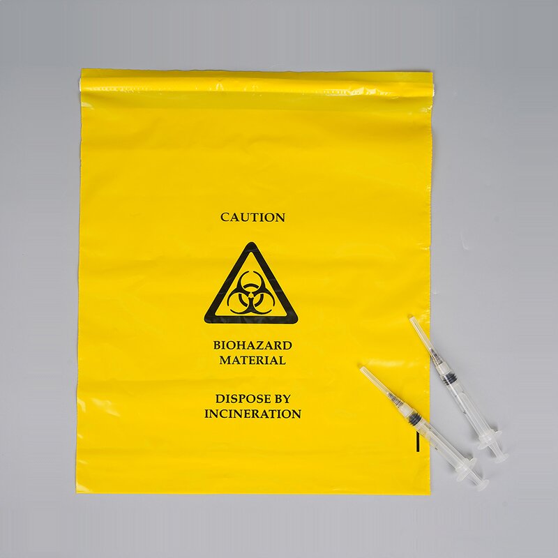 Biohazard Specimen Bag Factory - Zip Lock Reclosable Grip Seal Bag