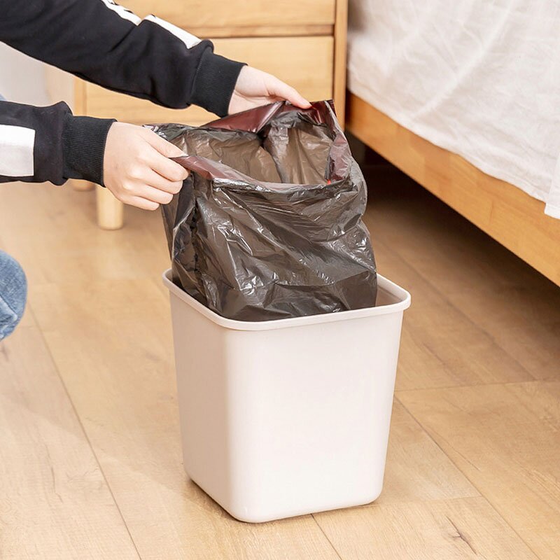 Drawstring Trash Bag Factory - 13 Gallon PE Kitchen Garbage Bag