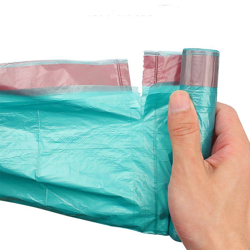 Drawstring Trash Bag Factory - 13 Gallon PE Kitchen Garbage Bag