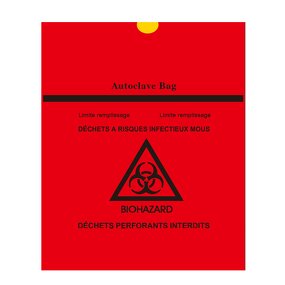 Biohazard Waste Bag Factory - 55 Gallon PE Drawstring Clinical Bag