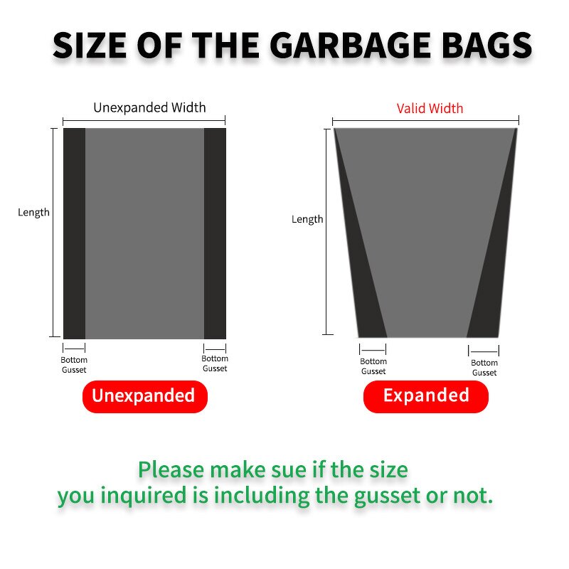 Trash Bag Manufacturer - Heavy Duty 60 Gal Industrial Black Bag