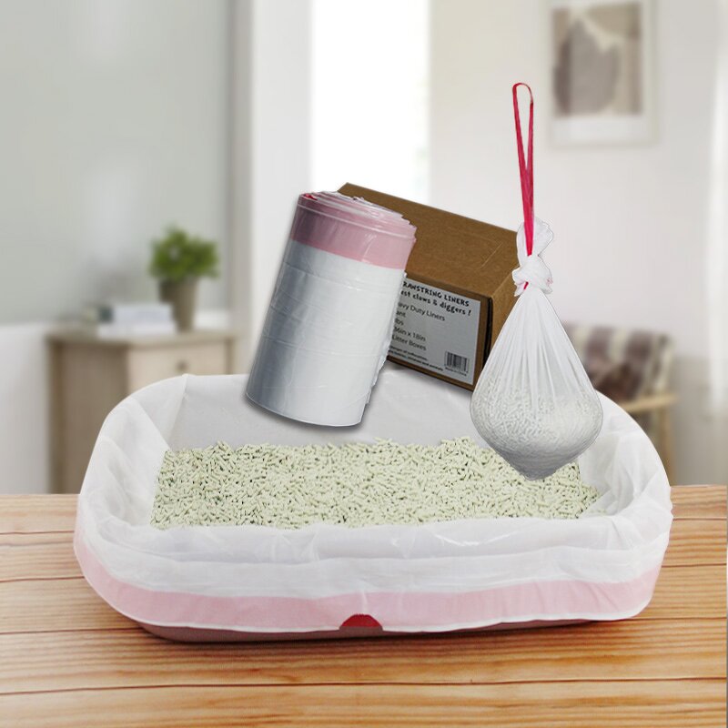 Cat Litter Liner Bag Factory - Custom Printing Drawstring Closure Bag