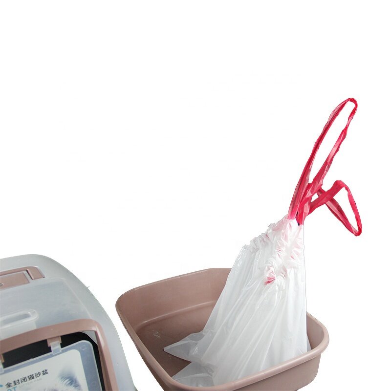 Cat Waste Liner Bag Manufacturer - Disposable Biodegradable Drawstring Bag