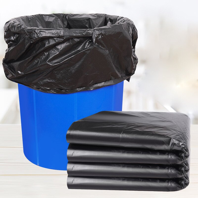 Biodegradable Garbage Bag Manufacturer - PE Flat Top Heat Seal Bag