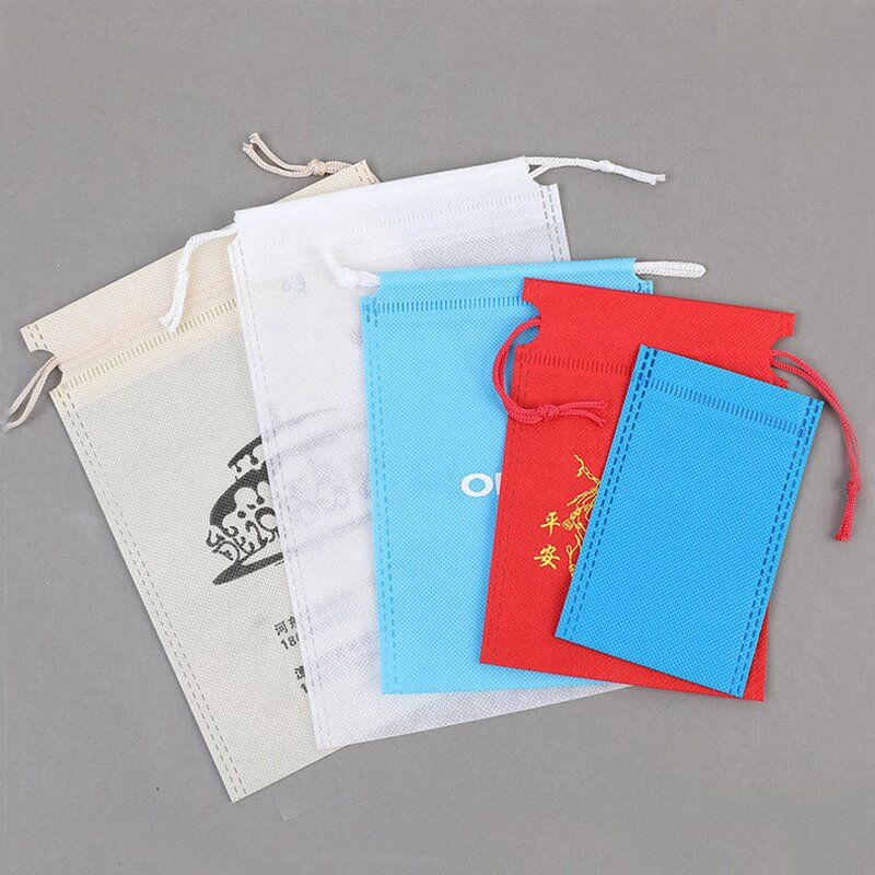 Non Woven Bag Factory - Customized Logo Drawstring Closure Bag