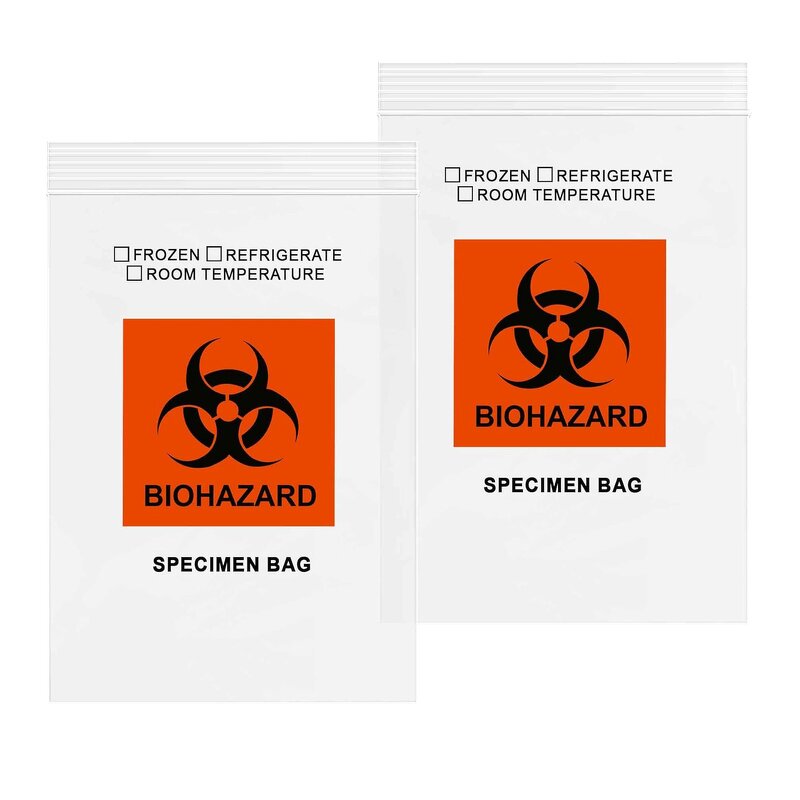 Biohazard Specimen Bag Factory - Custom Printed Transparent LDPE Bag
