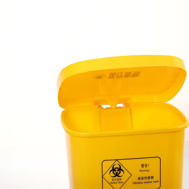 Trash Can Manufacturer - Hard Plastic 13 Gallon Pedal Lid Bin