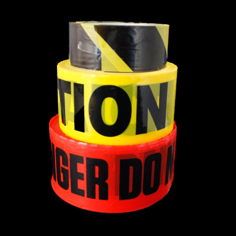 Warning Tape Factory - Pe Yellow Custom Caution Barrier Tape