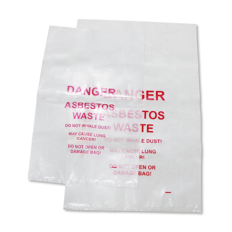 Asbestos Disposal Bag Factory - Custom Heavy Duty Clear LDPE Bag