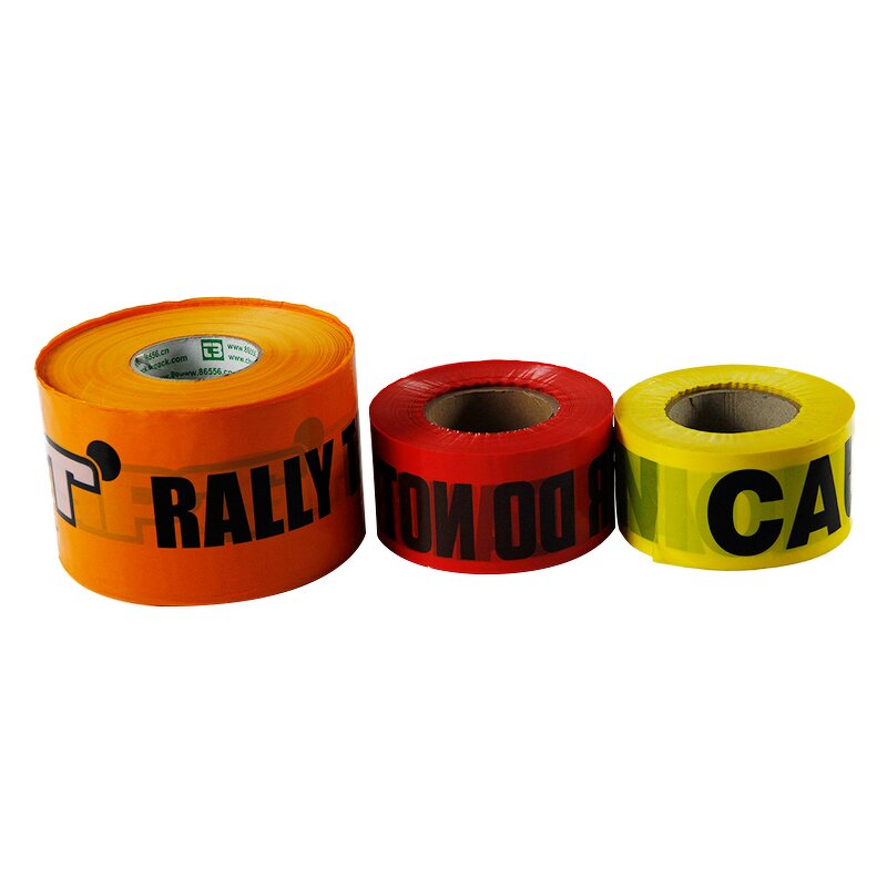 Barrier Tape Manufacturer - Custom Logo Non Adhesive Warning Tape