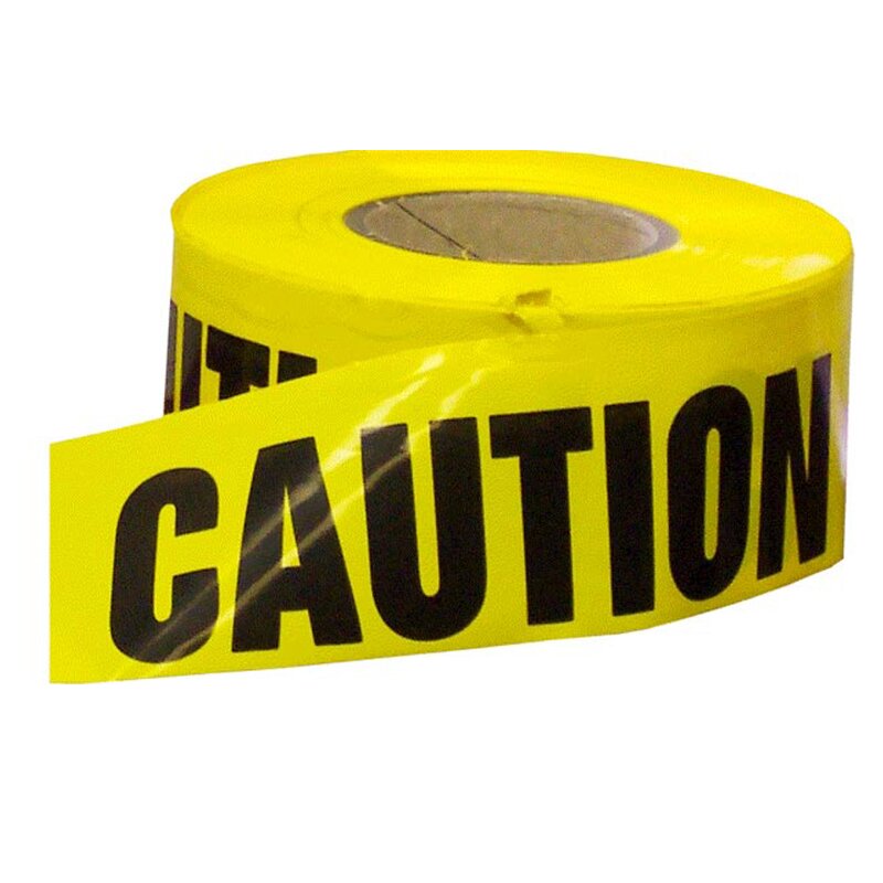 Warning Tape Factory - Pe Yellow Custom Caution Barrier Tape