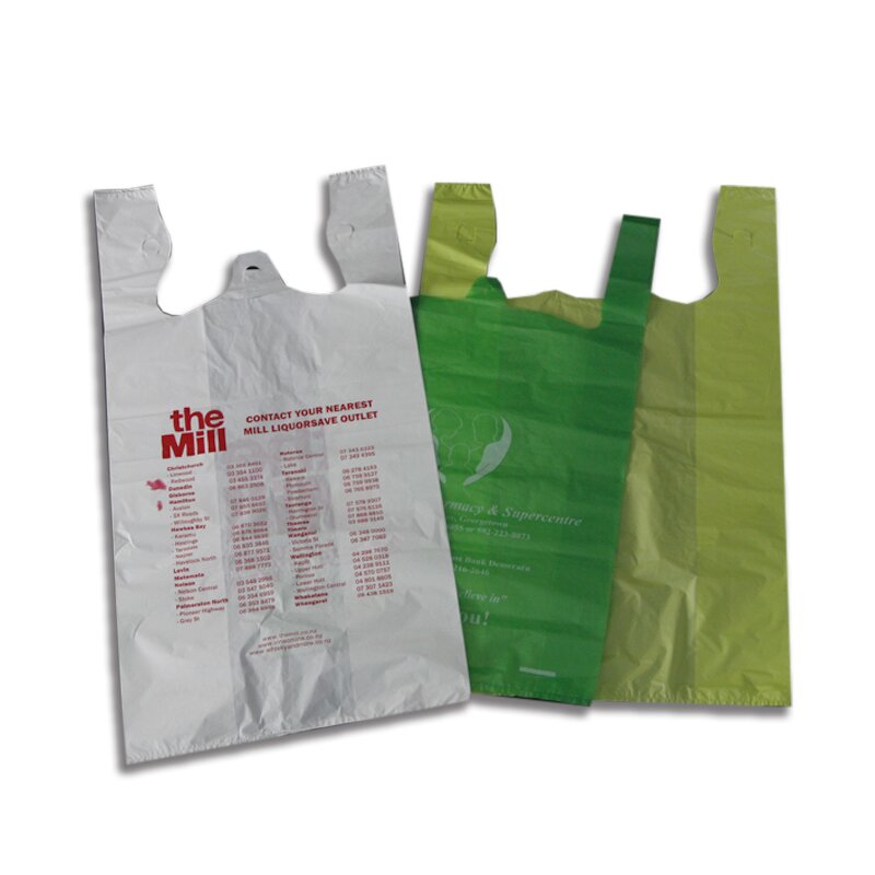 HDPE T-shirt Bag Manufacturer - Custom Printing Poly Shopping Bag