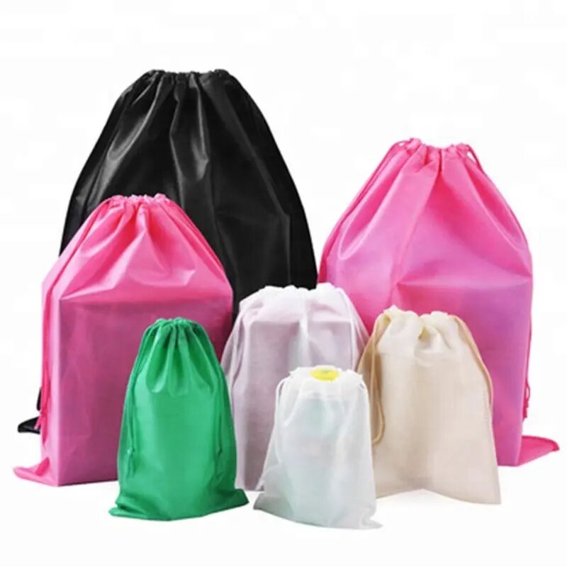 Non Woven Bag Factory - Customized Logo Drawstring Closure Bag