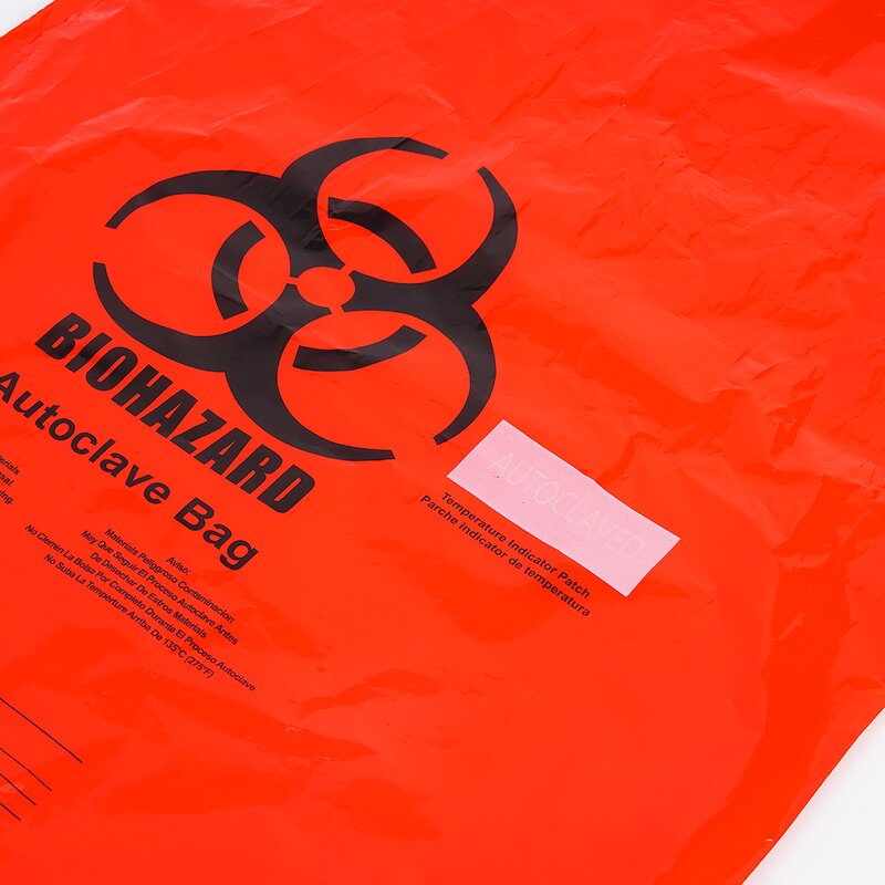Biohazard Waste Bag Factory - 55 Gallon PE Drawstring Clinical Bag