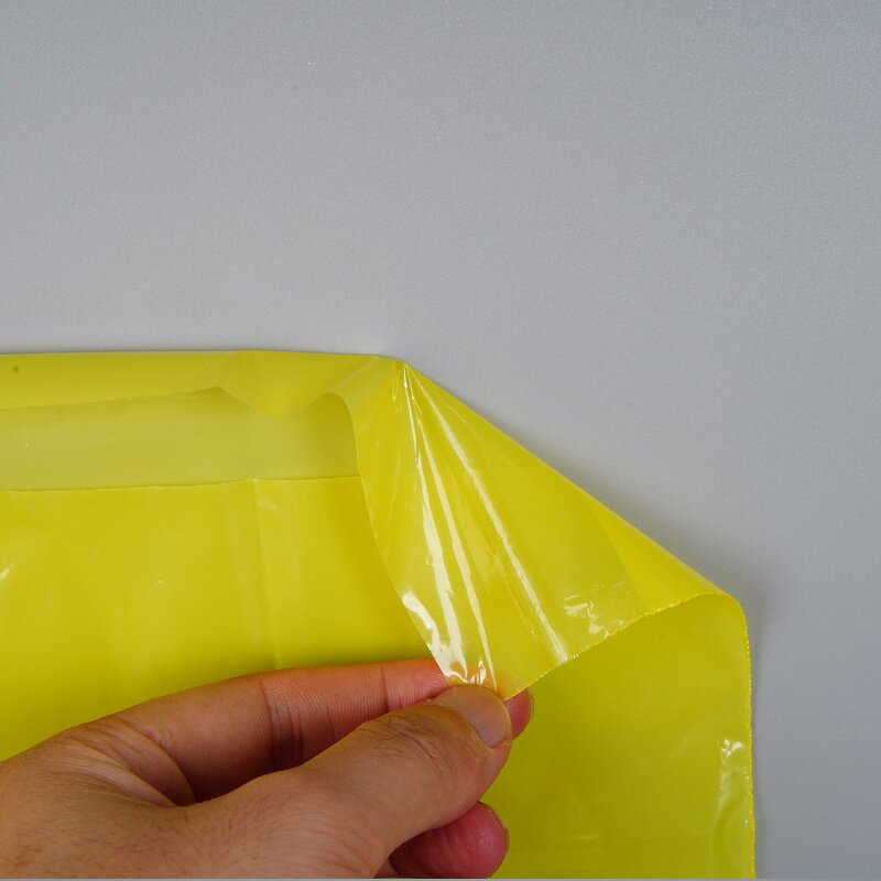 Medical Biohazard Bag Factory - Self-Sealing Yellow PE Transport Bag