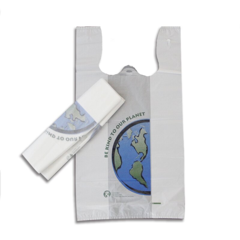 HDPE T-shirt Bag Manufacturer - Custom Printing Poly Shopping Bag