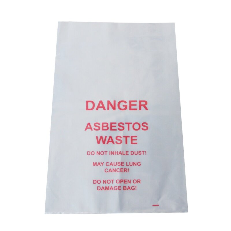 Asbestos Bag Manufacturer - Heavy Duty Yellow LDPE Hazardous Bag