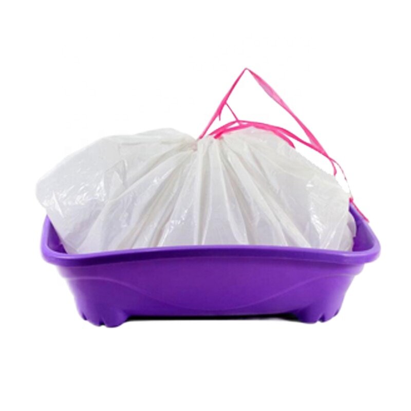 Cat Waste Liner Bag Manufacturer - Disposable Biodegradable Drawstring Bag