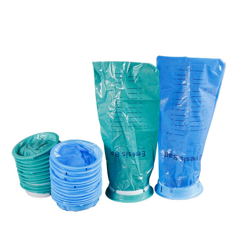 Emesis Bag Manufacturer - Wholesale 1000ml Blue Plastic Nausea Bag