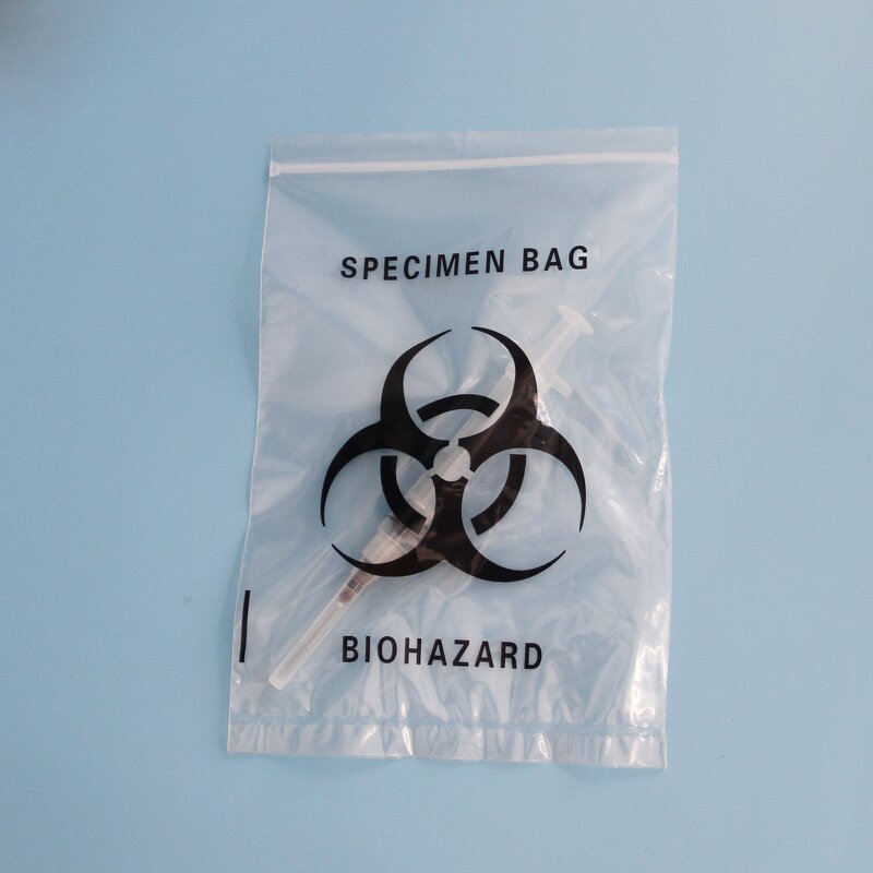 Biohazard Specimen Bag Factory - Resealable Zipper Top Plastic Bag