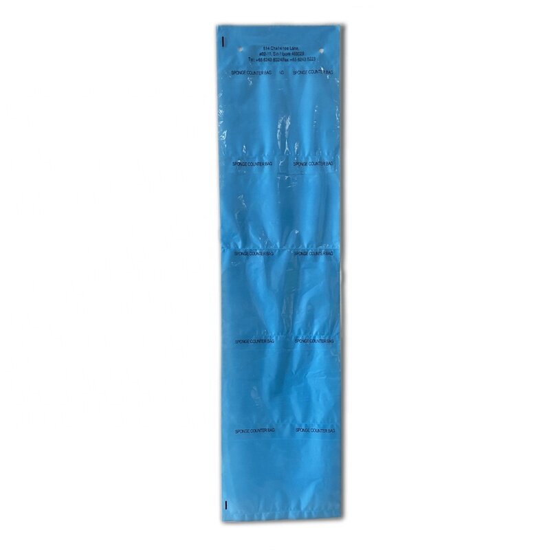 Counter Bag Manufacturer - Blue Sponge Two Compartments with Hanger