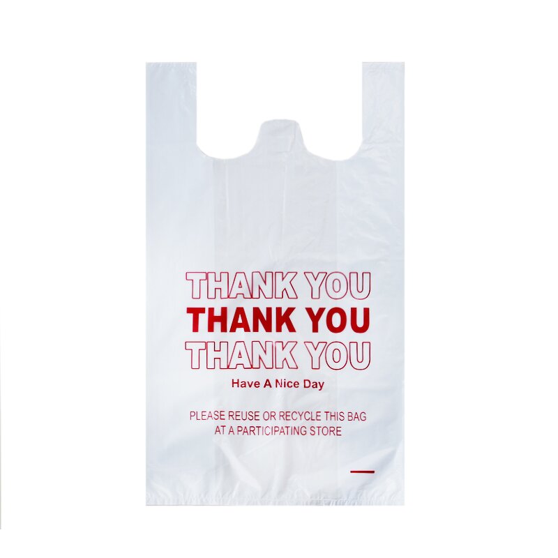 Plastic Bag Manufacturer - Cheap Vest Bag with Custom Logo