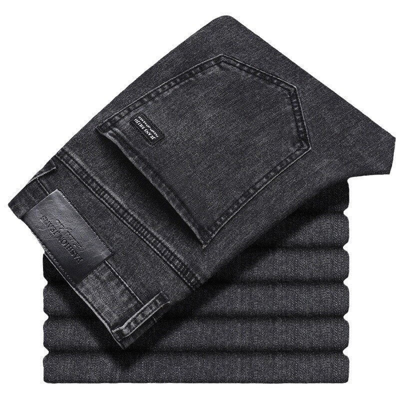 Jeans Factory - 2004 Top Quality Loose Elastic Casual Youth Grey