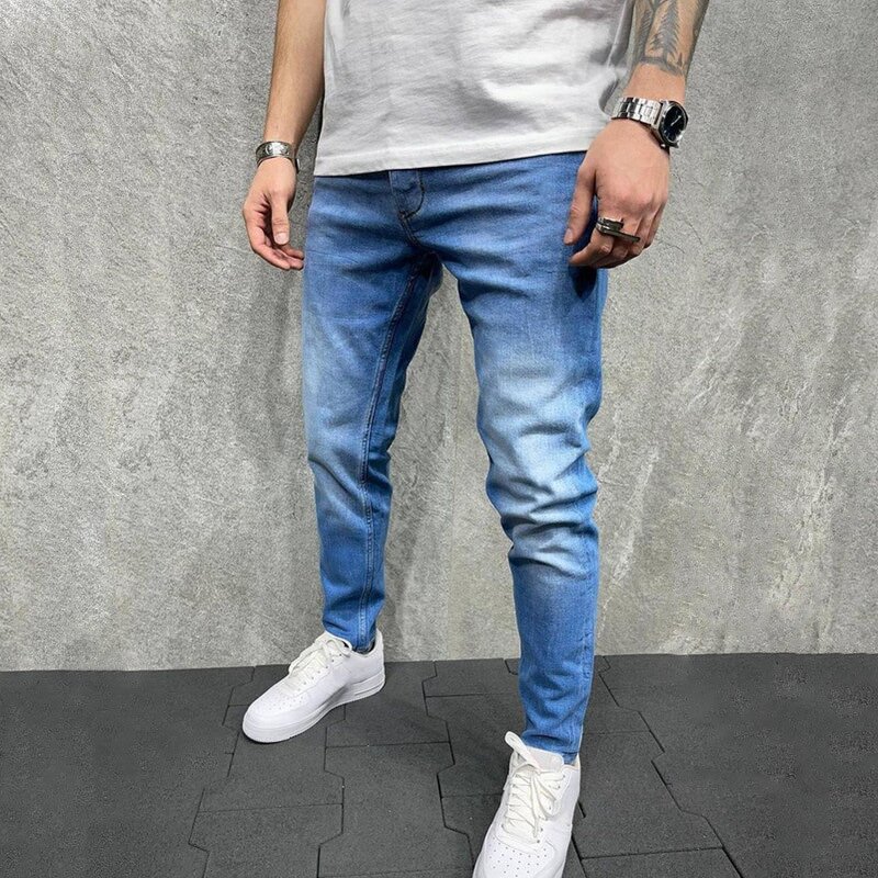 Jeans Factory - High Quality Designer Vintage Breathable Ripped Slim